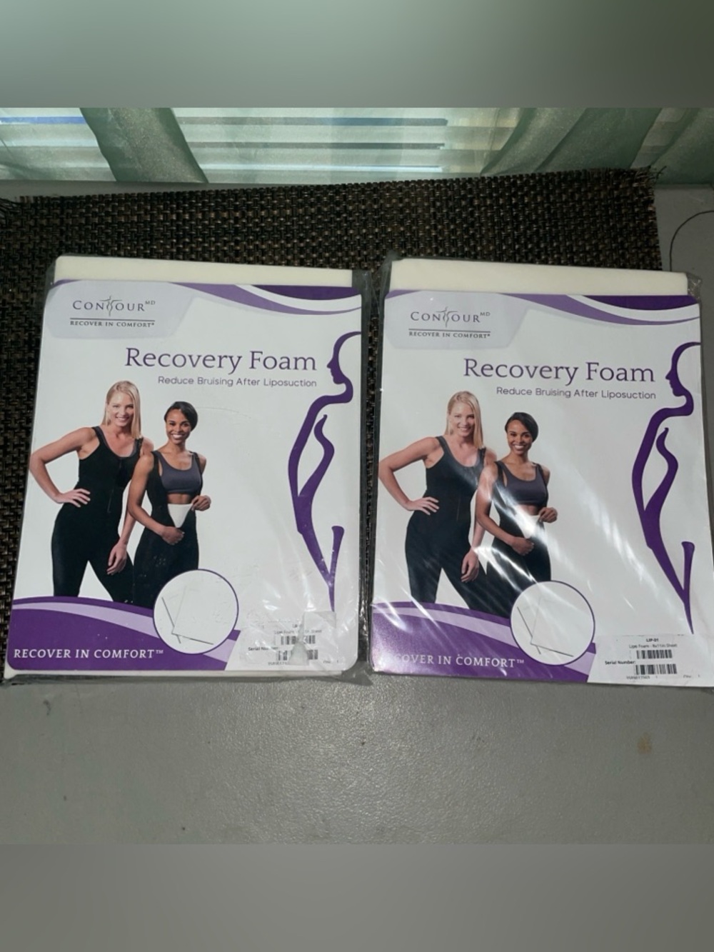 Contour MD Lipo Recovery Foam Pad  8” X 11” Post Surgery Liposuction QTY 2 NEW!